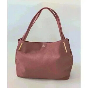 VINCE CAMUTO Teri Leather Tote Pebbled Leather Vintage Rose Bag.